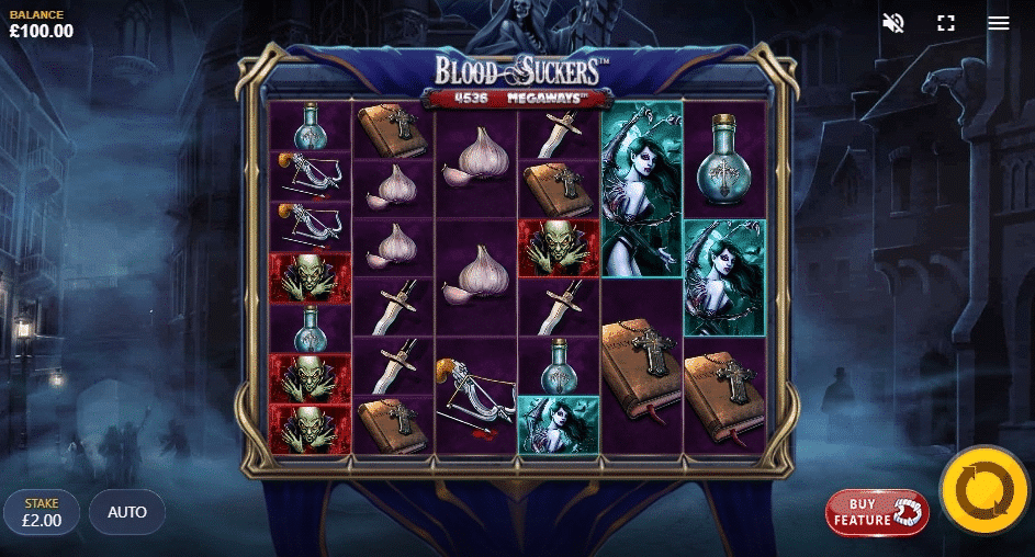 Så här spelar du Blood Suckers Megaways