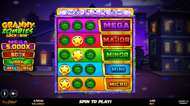 Lock N Win Jackpott i Granny vs Zombies