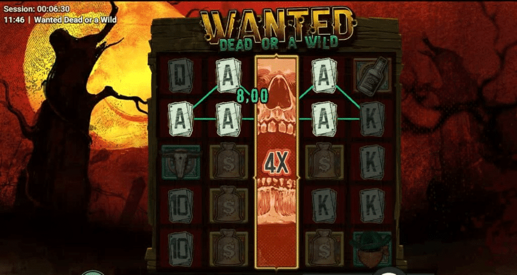 Wanted dead or a wild VS-symbolen