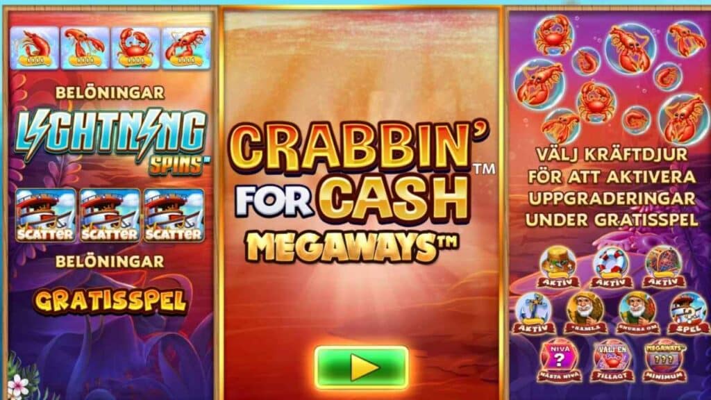Crabbin’ For Cash Megaways
