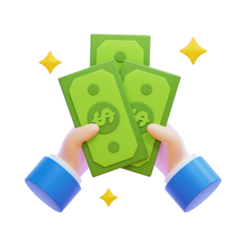 Registration process 3d illustration slots