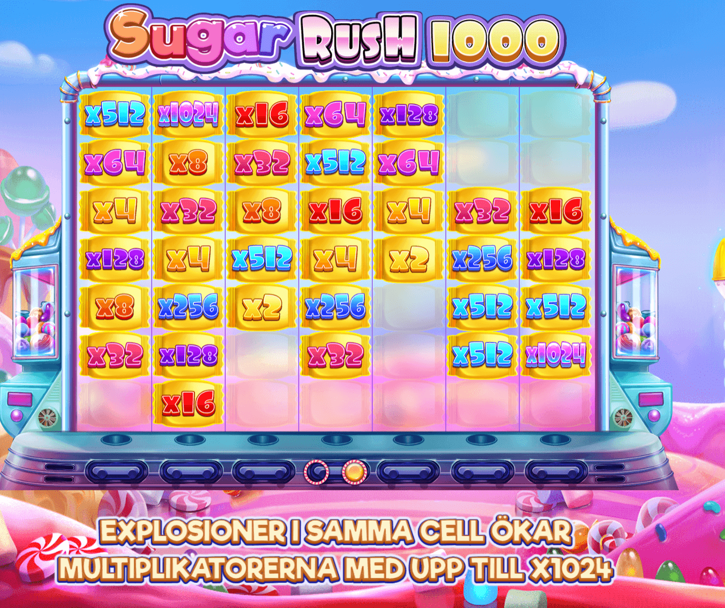 Sugar Rush 1000 multiplikatorer