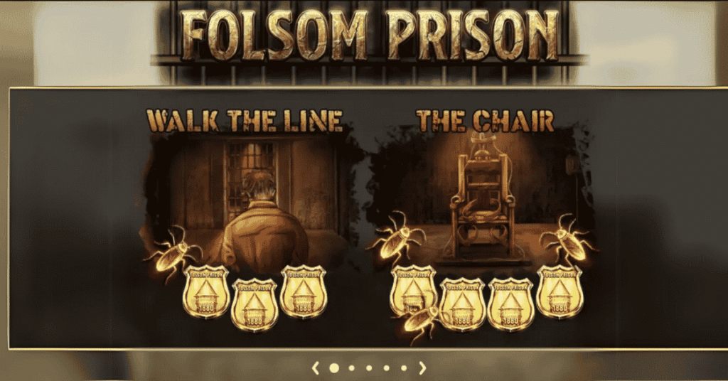 Walk the line feature folsom prison slot