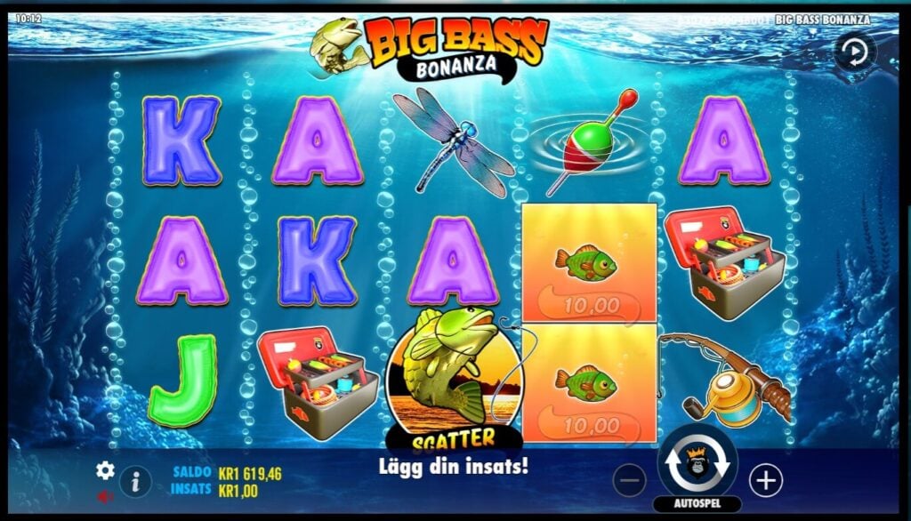 big bass bonanza grundspel