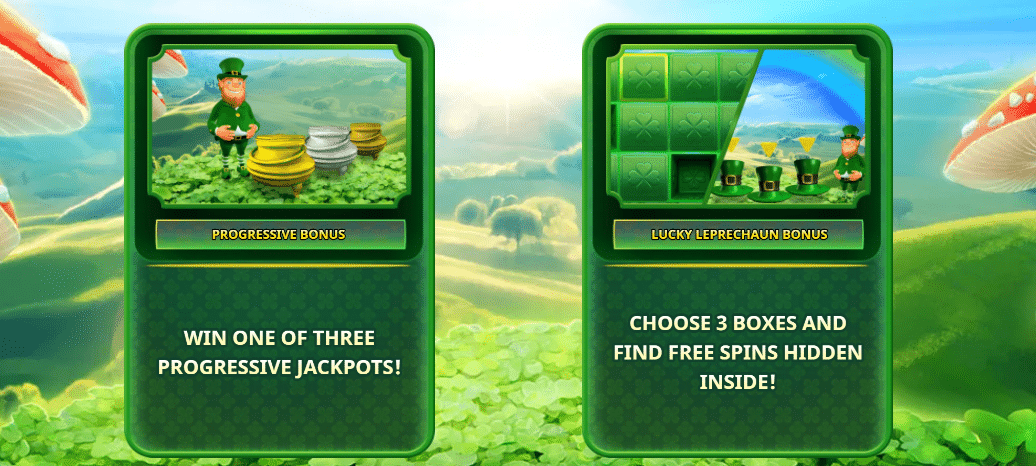 Lucky Leprechaun bonusfunktioner