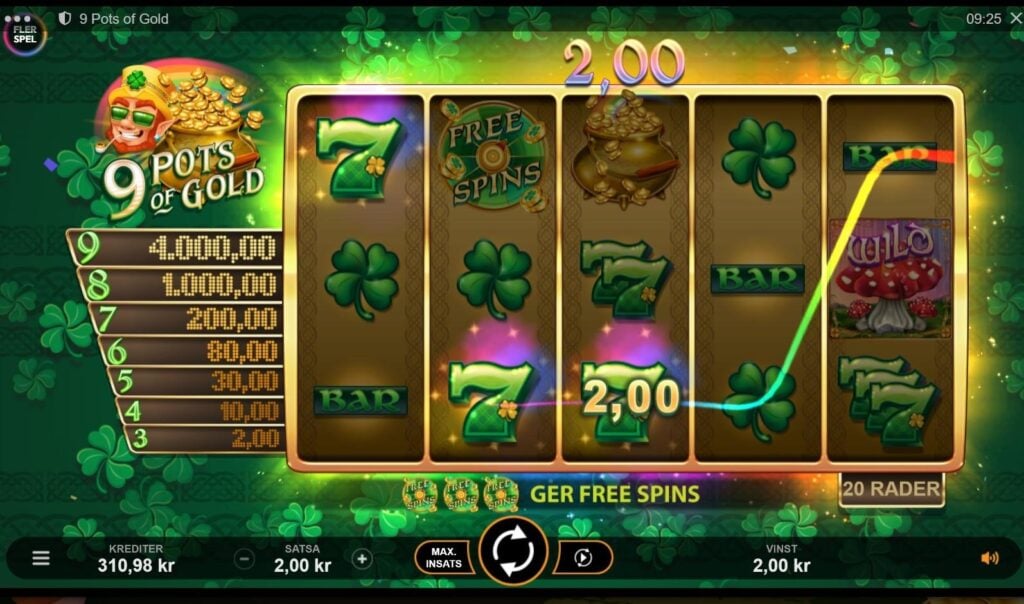 9 Pots of Gold