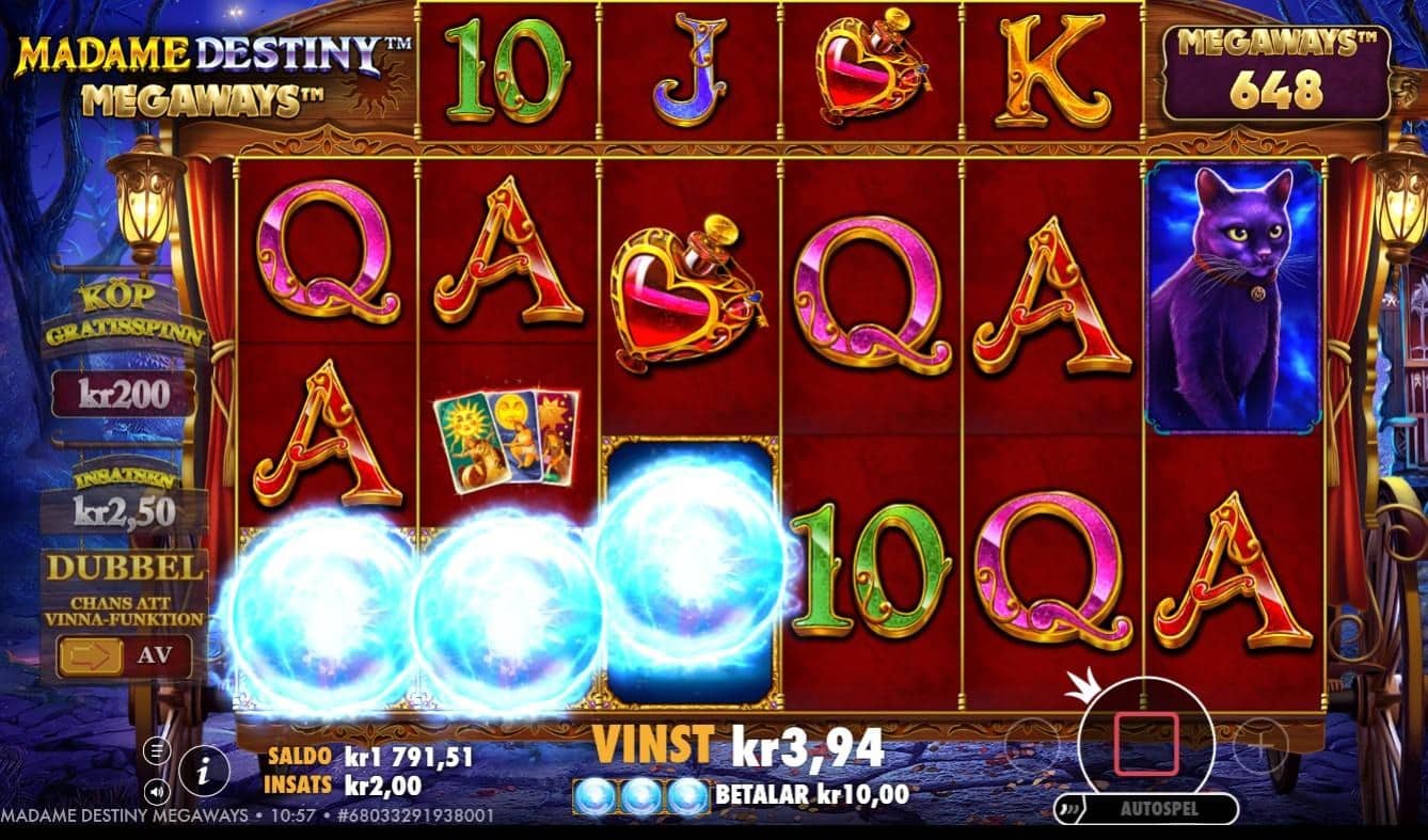 Madame Destiny Megaways Free Spins