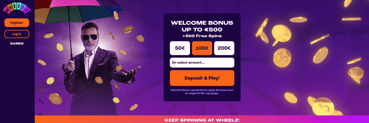 wheelz casino