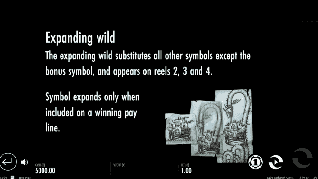 1429 Uncharted Seas bonusfunktioner expanding wild