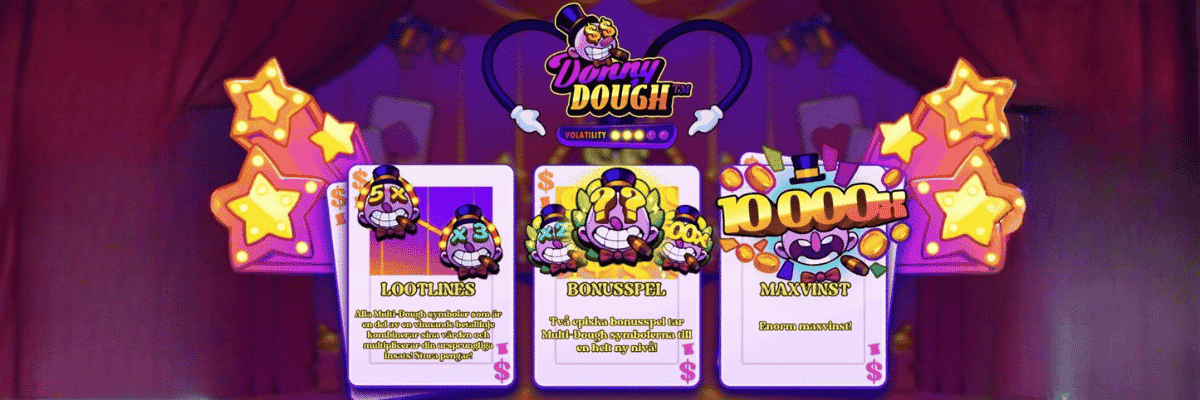 Donny Dough Bonusfunktioner