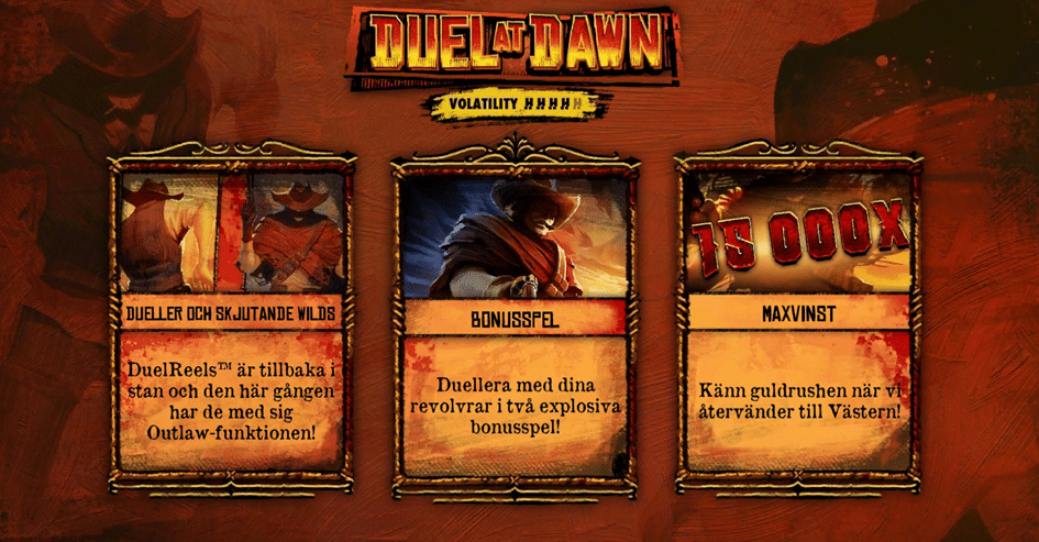 Duel at Dawn Bonusfunktioner